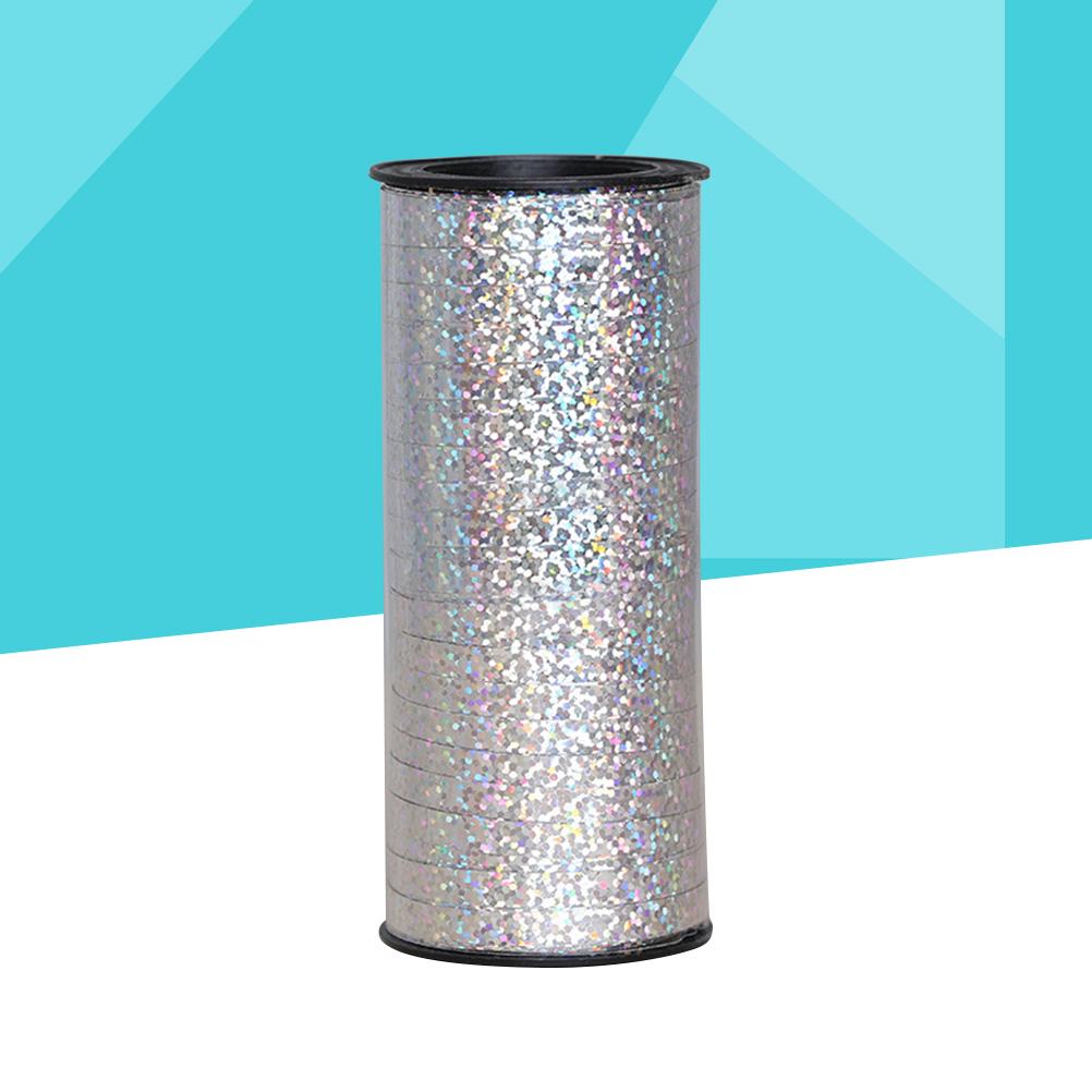 25yards//roll 15mm Sparkle Ribbon Organza Bow Making Silver Gift Package Supplies