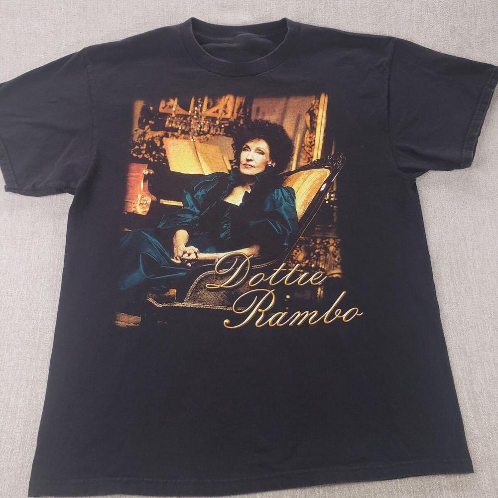 

Dottie Rambo Black Vintage Song Tshirt Unisex 100% Cotton MC304 Unisex T-Shirt M
