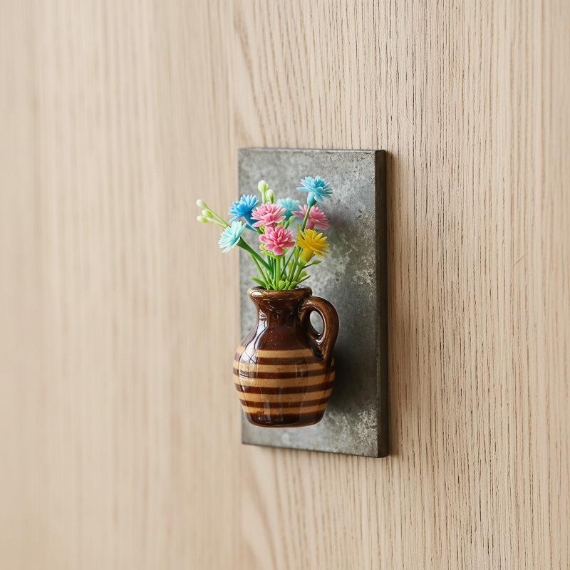 Mini Glass Bottle Flower Vase Fridge Magnets Big Small Sizes For Home Kitchen Diy Decoration Ornaments