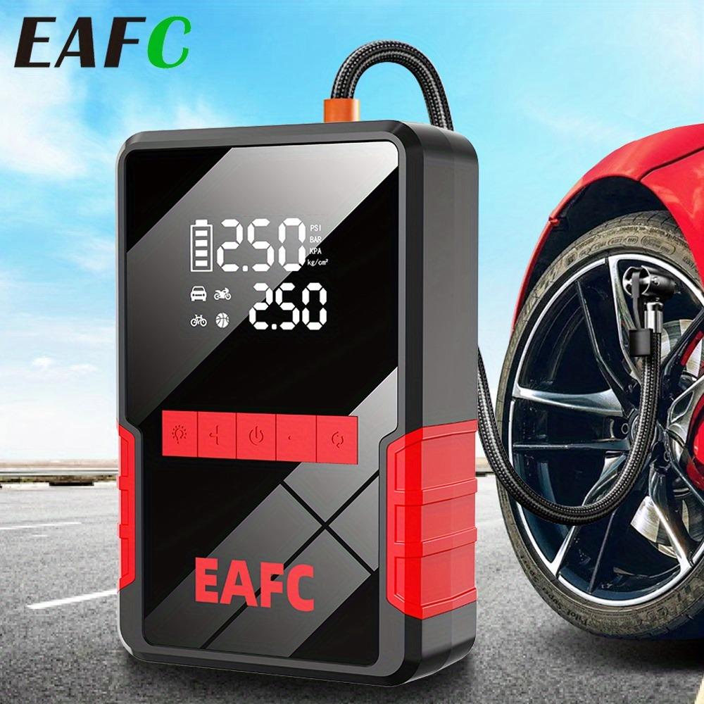 2-in-1 Auto-Starthilfe - Tragbarer Reifenfüller, Großes Display, LED-Licht & Powerbank für 4,0L Benzin 6,0L Diesel Auto