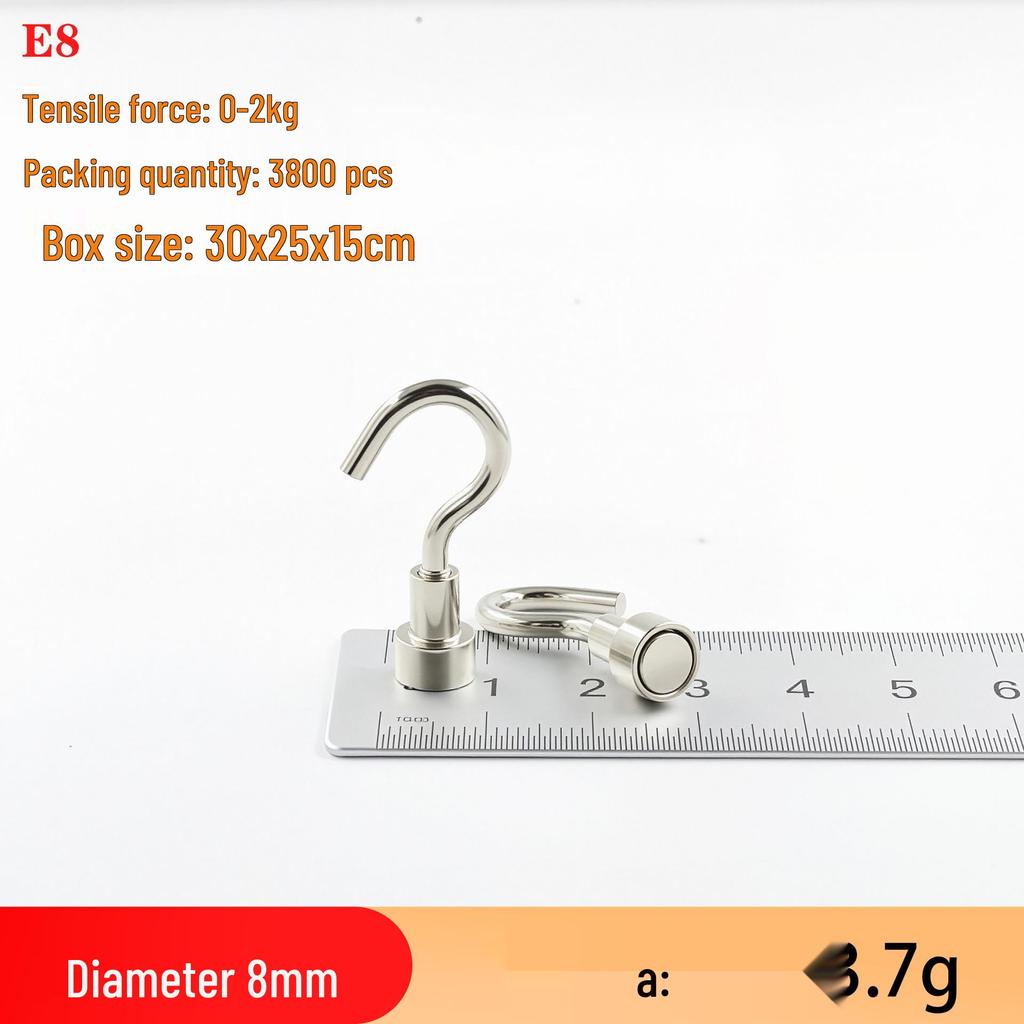 Magnetic Hook for Kitchen Storage - Strong, Hole-Free Back-of-Door Solution
