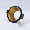 6Pcs GU10 Downlight Frame White Brushed Aluminum Alloy Recessed Ceiling Downlight Fitting Cut Hole Anti-glare Design
