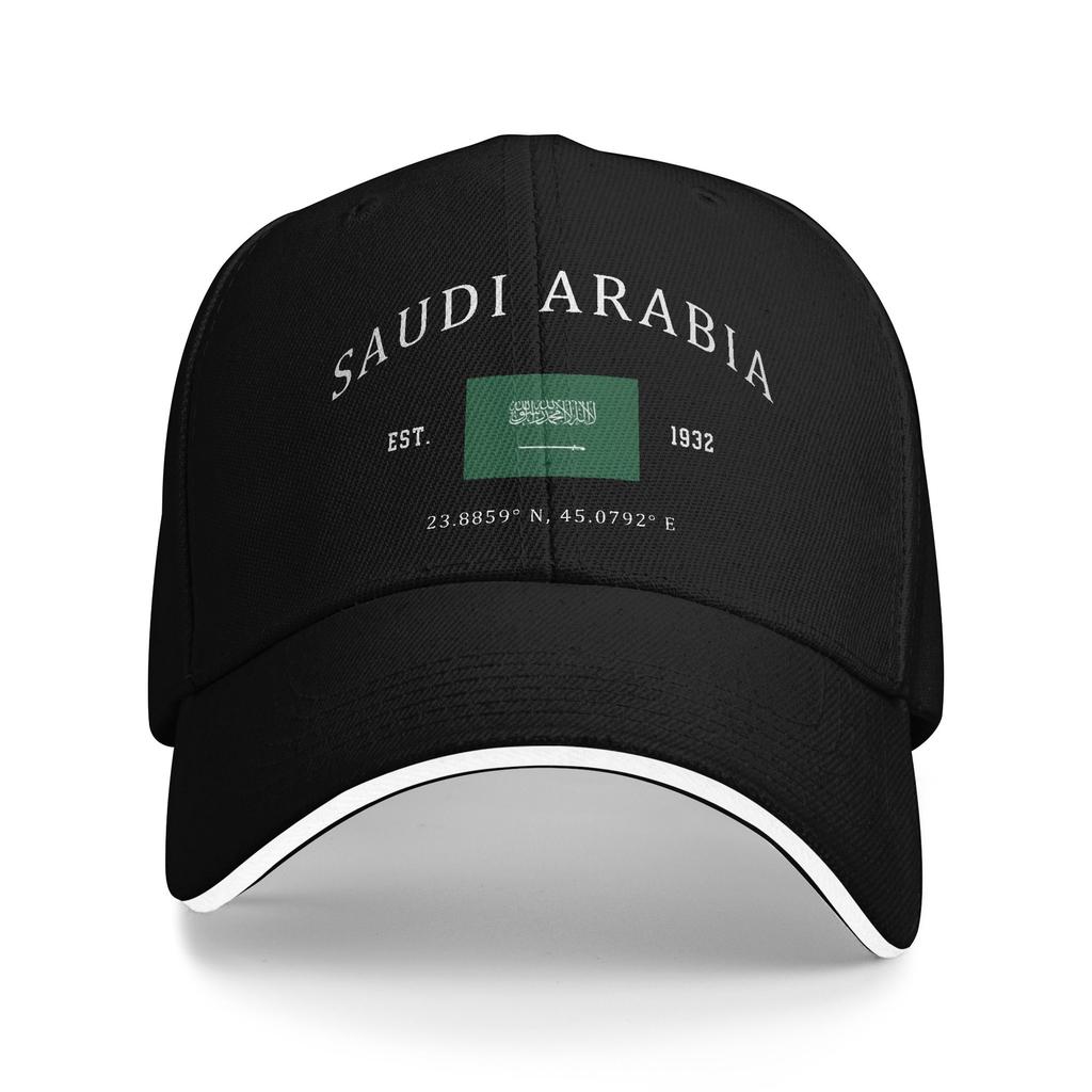 Custom Fashion Emblem of Saudi Arabia Baseball Cap Women Unisex Adjustable  Dad Hat Sports Snapback Hats