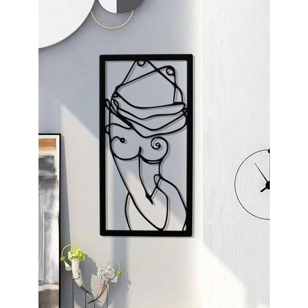 Creative Metal Wall Art Modern Minimalist Home Decor for Bedroom Living Room