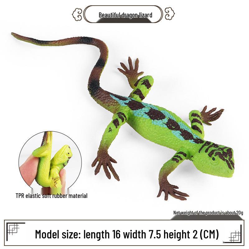 TPR Soft Rubber Snake Model Toy: Green Bamboo Viper & Blue Skin Snake Prank Prop for Halloween