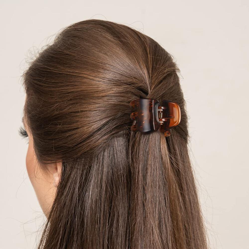 6 Stück Morhom Kieferklammern Haarklammern für dickes oder mitteldickes Haar Damen Klassischer Stil Krallenclip Haaraccessoires Haarklammern