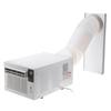 1100W 460x255x230mm Use 24-hour Timer 2 Gear Lighting LED Control Panel with Remote Cold/Heat Dual Portable Air Conditioner
