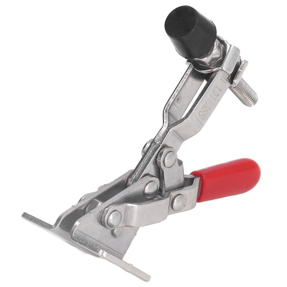 

Silver Toggle Clamp Stainless Steel Hand Clamp Tool Heavy Vertical Toggle Clamp Decoration