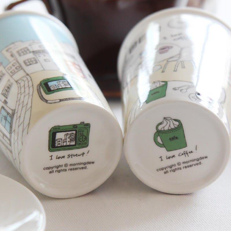 Illustration Large Cup Couple 2P