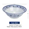 Yipan Melamine Blue and White Ramen Noodle Bowl