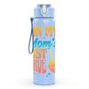 1PC On My Mom's Last Nerve Text Print 750ml Color Plastic Sports Water Bottle Leakproof Flip Straw Lid Suitable for Sports Office Home Use