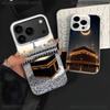 Moslimský a Kaaba Pouzdro na telefon Pro iPhone 17,16,15,14,13,12,11,Pro,XS,Max,Plus,Mini,SE4,E Bílé Matné Nárazuvzdorné Kryt