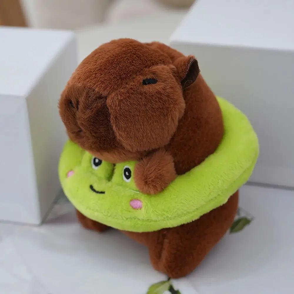 Niedliches Capybara Plüschtier in kleiner Größe mit Flügeln, Kapuzenpullover, Simulations-Capybara-Puppe, flauschiges Spielzeug, Geburtstagsgeschenke