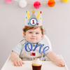 Kinder DIY Krone Langlebig Kreativ Austauschbare Zahlen Krone Verstellbare Größe für Mädchen Jungen Geburtstagsparty Deko