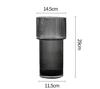 Simple Transparent Glass Striped Vase Bedroom Flower Arrangement Container Household Hydroponic Vase Wedding Art Home Decoration