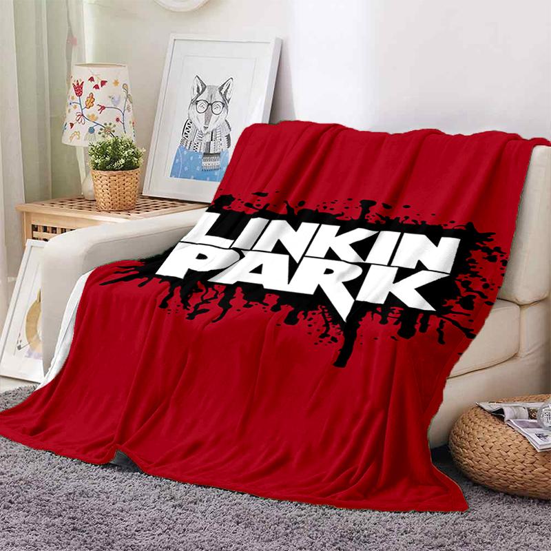 HOT L-Linkin Park Rock Band Classic Soft Plush Blanket,Flannel Throw Blanket for Living Room Bedroom Picnic Bed Sofa Cover