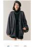 2026 Autumn/Winter Women's Oversized V-Neck Cashmere Cardigan Sweater