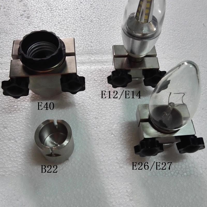 Screw Base Lamp Holder Desktop Torque Meter Fixture for HP-100 Electronic Torque Tester