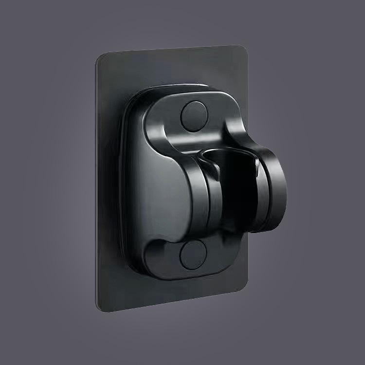 Universal No-Drill Shower Bracket: Handheld Spray Hose Rack with Fixed Exposed Mount