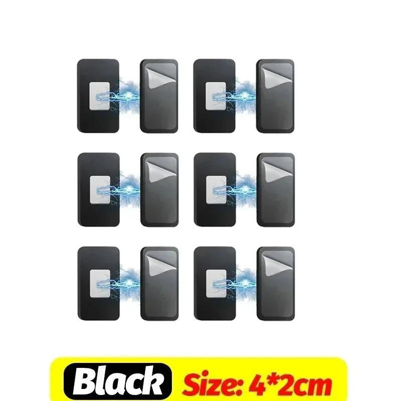 Magnetic Cabinet Catches Strong Magnet Sticker Punch-Free Self-Adhesive Latch Hidden Door Closer for Kitchen Cupboard Cabinet Drawer Furniture