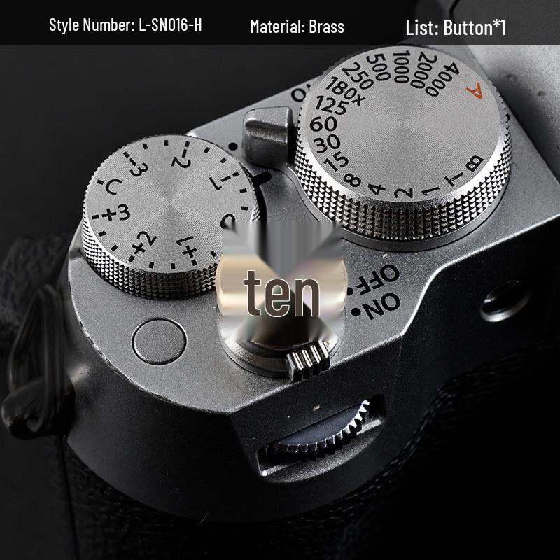 Fujifilm & Nikon Camera Shutter Button Cap for XT Series & ZF