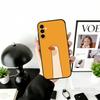 Duck Phone Case Black Silicone Soft For Samsung Galaxy A73,A72,A71,A70,A53,A52,A51