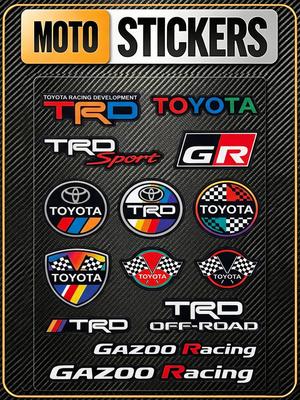 FOR TRO GR All Purpose Reflective Waterproof Scratch Blocker Decal Car Bike Helmet Cup Refrigerator Decorative Stickers
