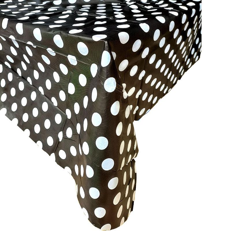 1/3pcs Disposable Tablecloth Polka Dot Tablecloth Birthday Party Outdoor Picnic Desk Cloth