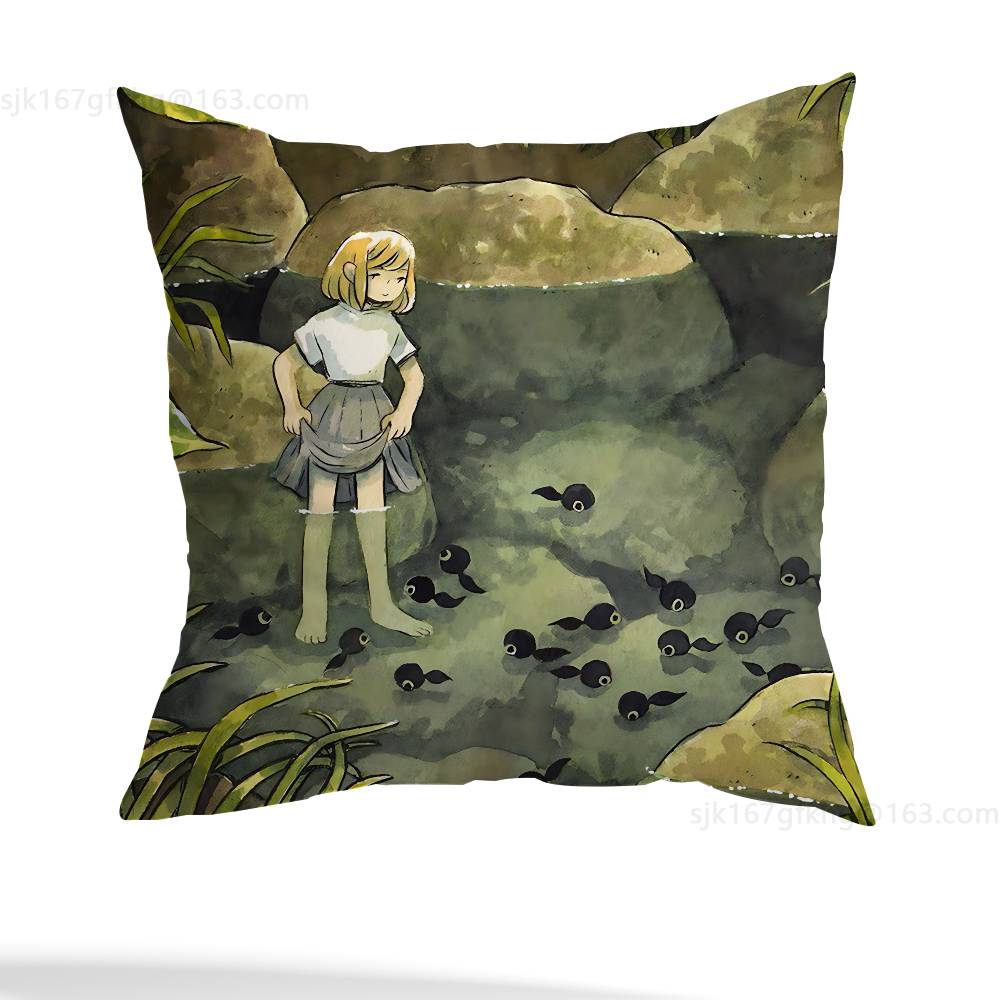 Vintage Frog Fairy pillow cover living room sofa cushion cover bedroom room bed pillow cover home decoration