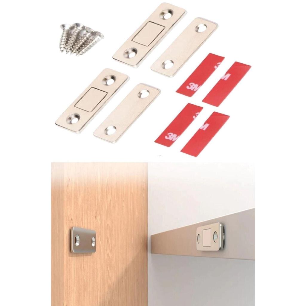 8 Pieces Magnetic Cabinet Door Holder Sliding Wardrobe Drawer Furniture Stopper Closer Magnet 8 Pcs.