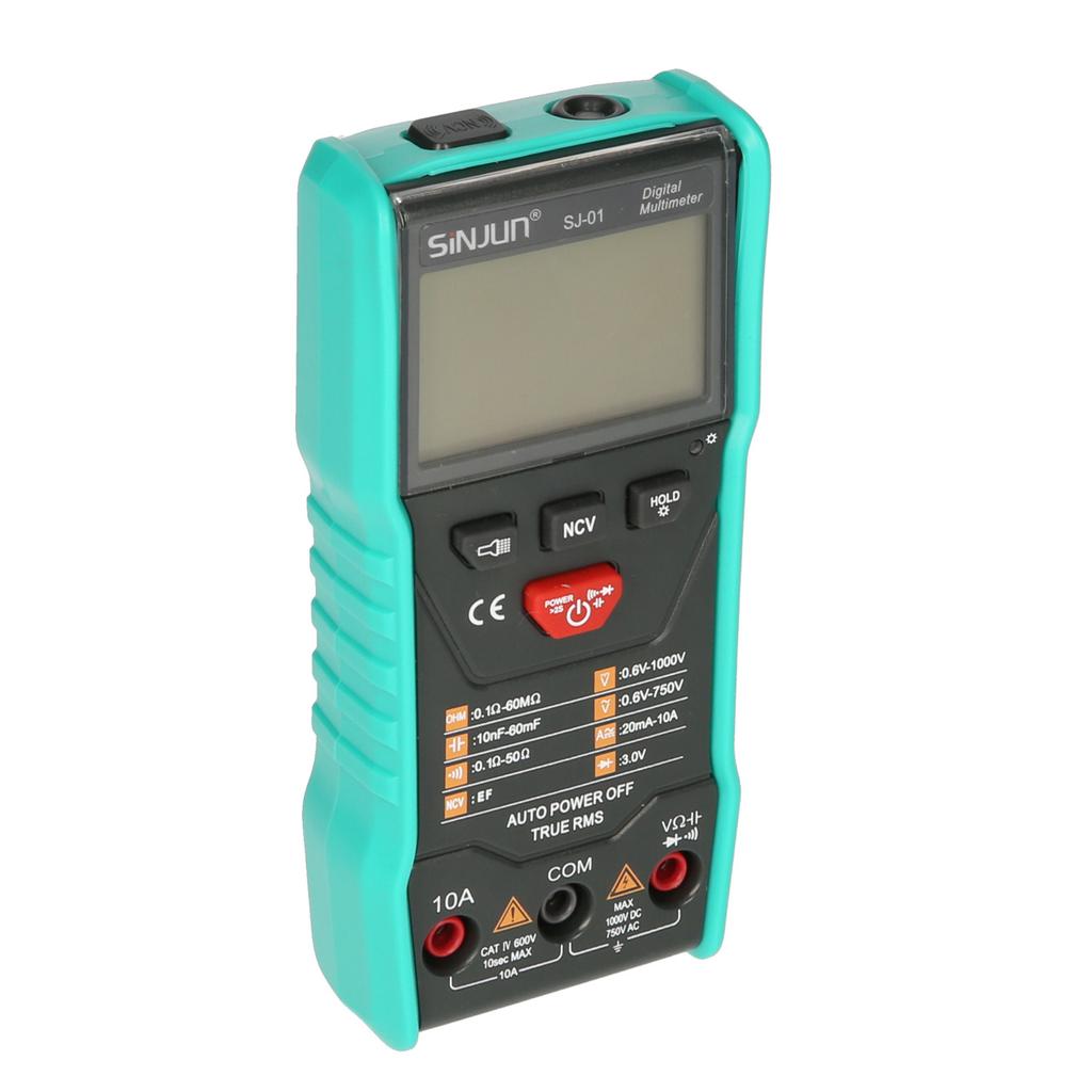 SJ 01 Digital Multimeter Intelligent Automatic Scan Tester for DC AC Voltage Current Capacitance Resistance NCV Diode