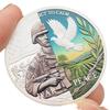 War and Peace, Tree of Life, Gold Plated Color Printed Commemorative Medals, Creative Gifts, Coins, Commemorative Coins