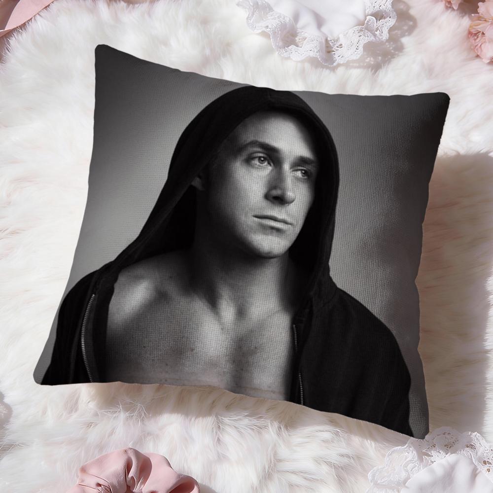 

Наволочка для подушки R-Ryan Gosling Premium Comfort Двостороння Наволочка - Дизайн Два в одному для Будь-якої Кімнати та Автомобіля 40cmx40cm
