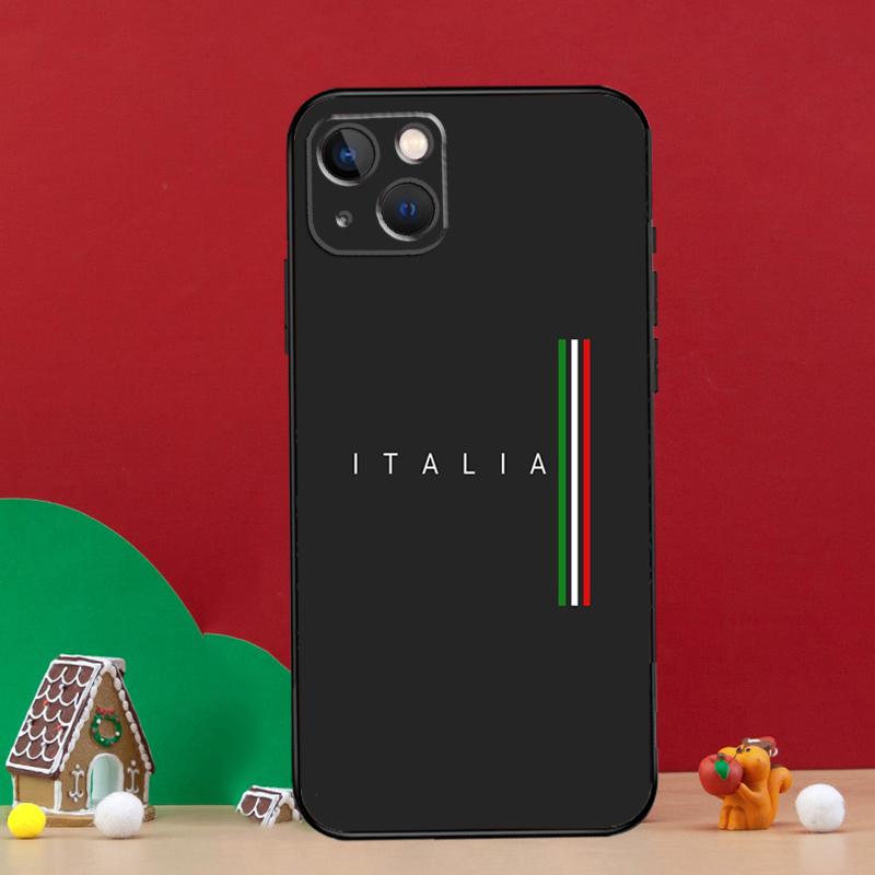 Italy Flag Phone Case For iPhone 16 Pro 11 12 13 14 15 Pro Max 12 13 Mini XS X XR 16e Cover Coque