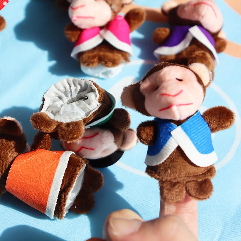 Mini Plush Dolls Cartoon Animal Puppet Theater Performance Props Soft Comfortable Hand Puppet Cloth Theater Various Styles TMZ