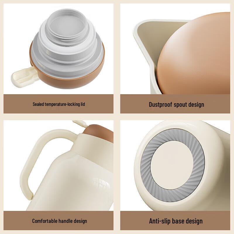 JEKO&JEKO 1.6L Insulated Thermos Bottle