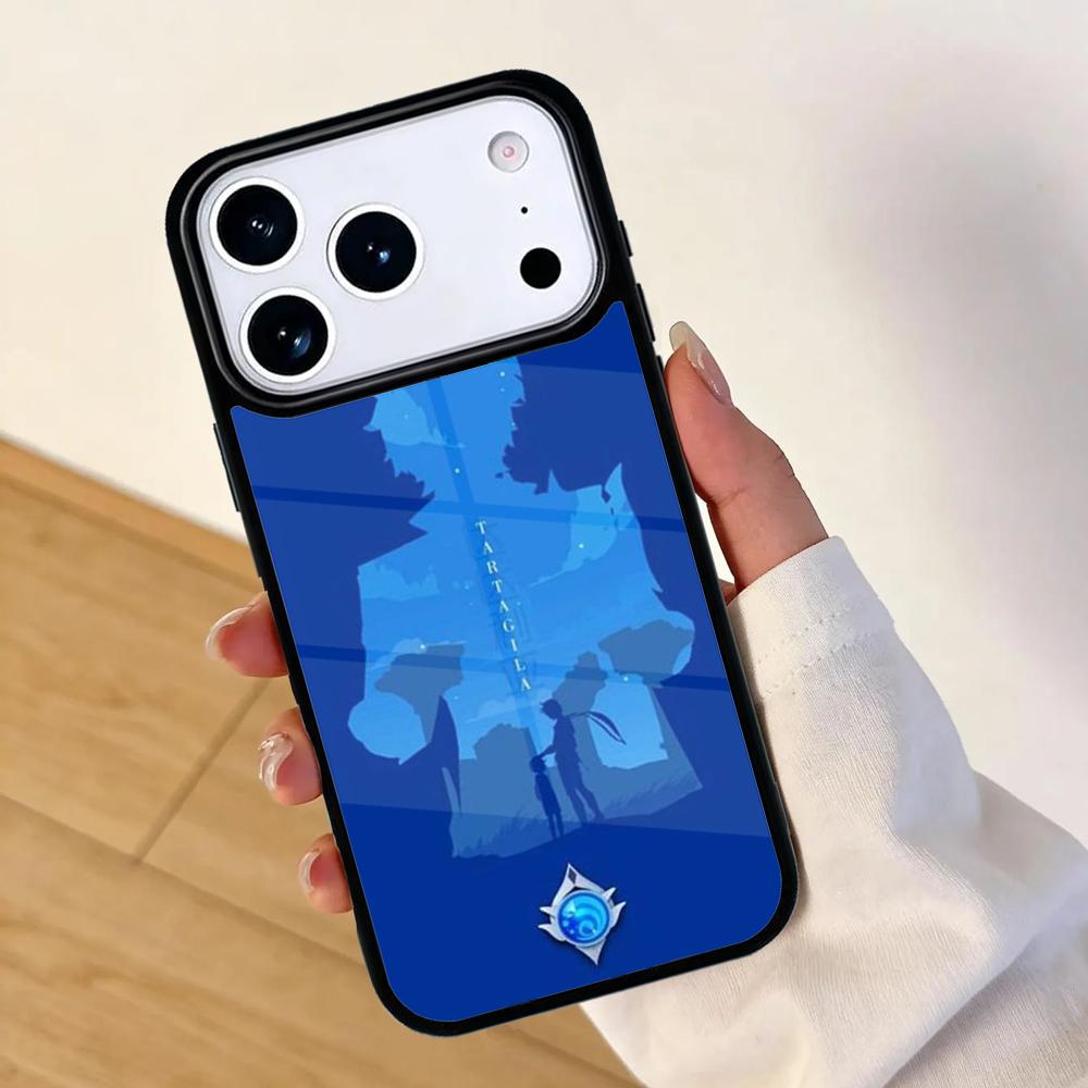 Tartaglia Genshin Impact Phone Case For Apple iPhone 17 air 16 Pro Max 15 Pro Max 14 13 12 11 Mini Back Cover
