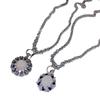 Bright Luminous Deep Sea Sapphire Necklace, 18K Gold-Plated Purple Water Drop Zircon Full Diamond Neck Chain, Ring, Bracelet.