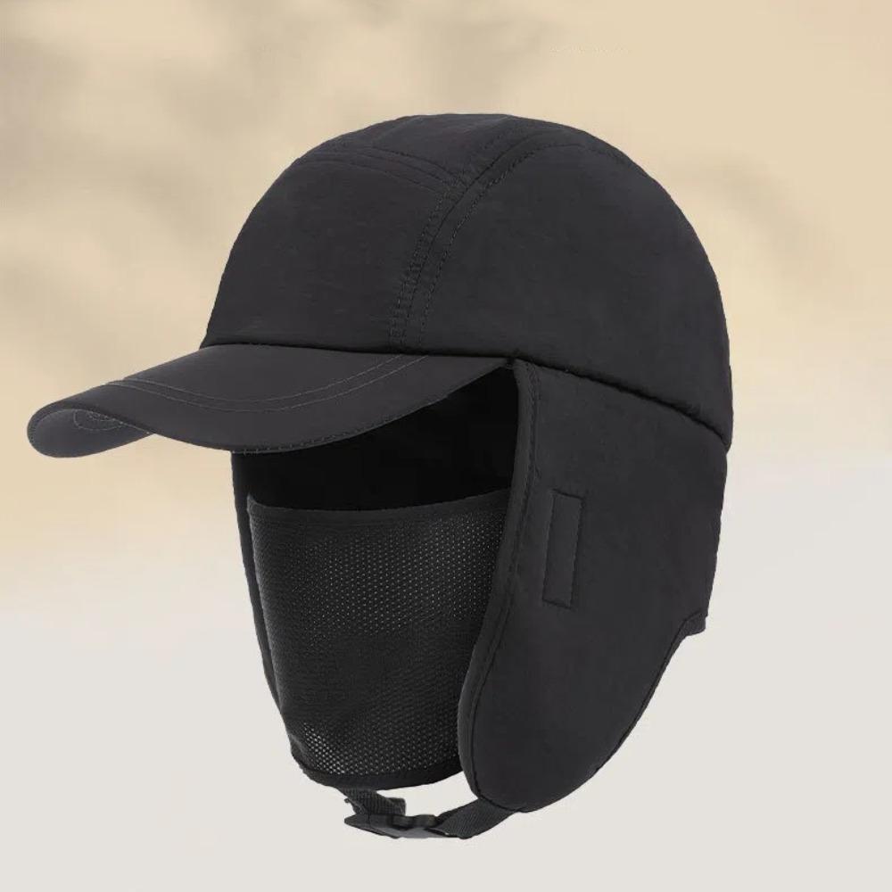Quality Ear Protection Duck Tongue Cap Thickened Rocker Fleece Earflap Caps Keep Warm Windproof Hat Men