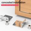 4Pieces Practical Sturdy Stainless Steel/Iron Pivoting Angles Connectors for Outdoor Structures and Cabinets Use