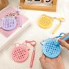 Non-Toxic Cute Cartoon Steel Ball Drawing Board Kawaii Doodle Toy For Kids Couple Bag Charm Pendant Fun Birthday Gift For Children