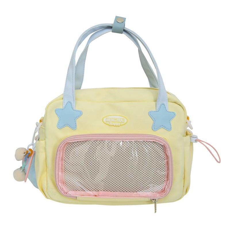 Japanese All-matching JK Girl College Style Cross-body Bag Ins 2D Cute Portable Bar Pain Small Backpack