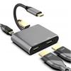 USB-C Hub 4-in-1 Dual HDMI Adapter for MacBook