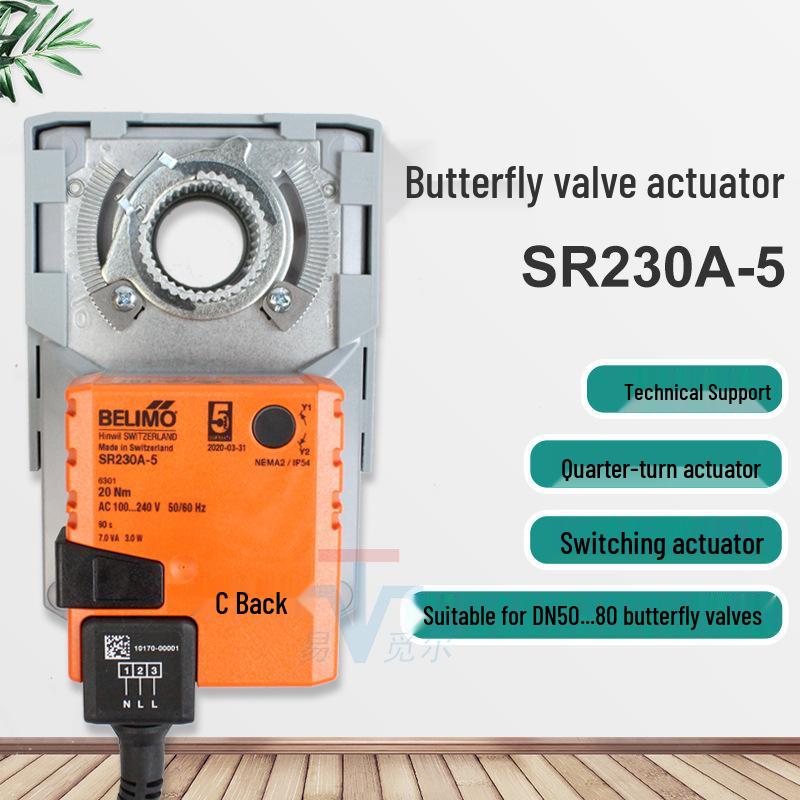 BELIMO SR230A-5 / SRVU230-5 20Nm Electric Actuator for Butterfly & Ball Valves