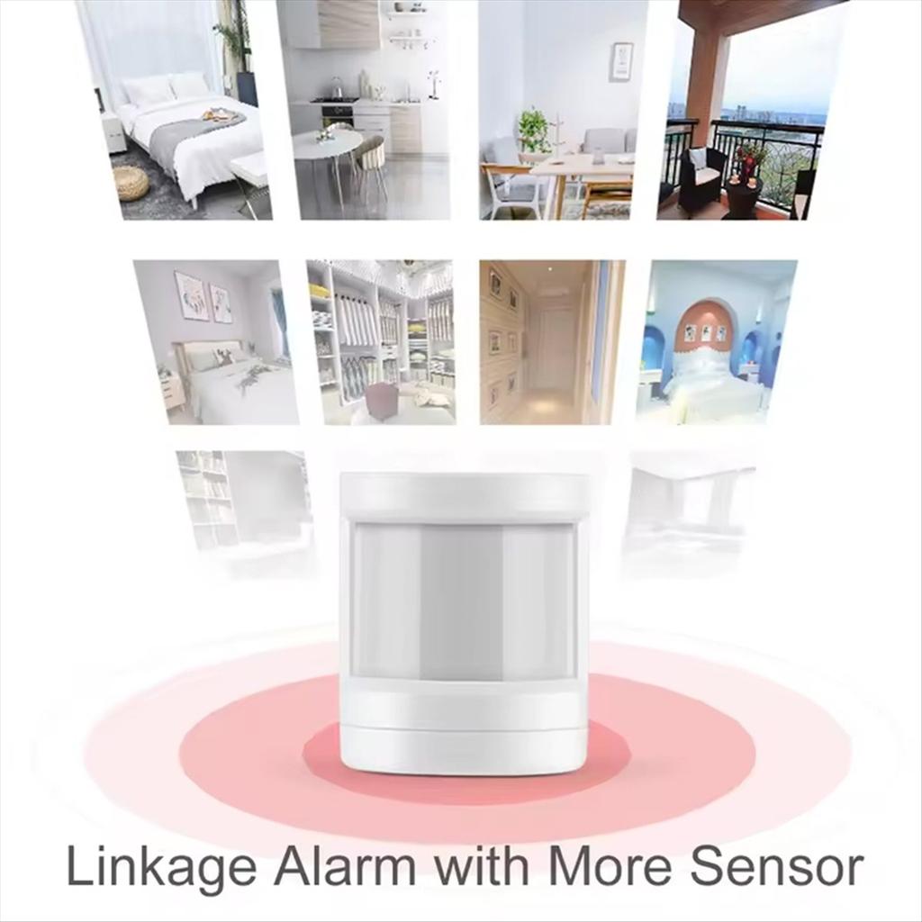 Tuya ZigBee PIR Human Inductive Detector Intelligent Motion Sensor Emergency Alarm Switch Linkage Monitoring System
