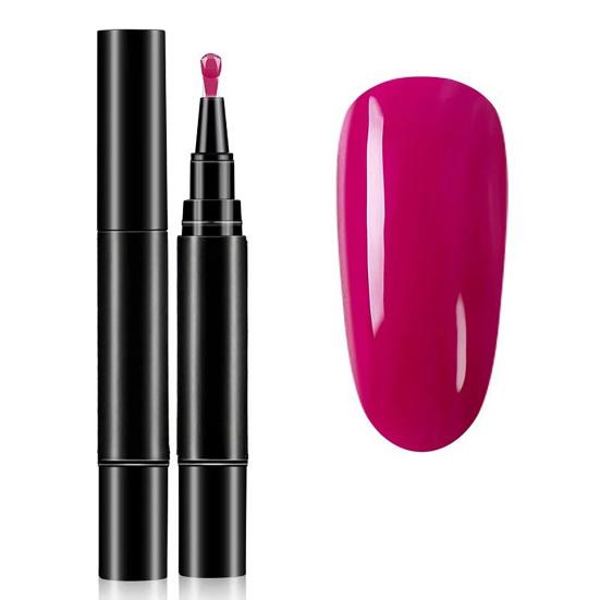 1/6 db Körömlakk Toll 3 az 1-ben Gyorsan Száradó Hosszú Ideig Tartó Magas Fényű DIY Manikűr Körömfestés Természetes Nude Nőknek Lányoknak Körömre Lábkörömre Gél Lakk Toll