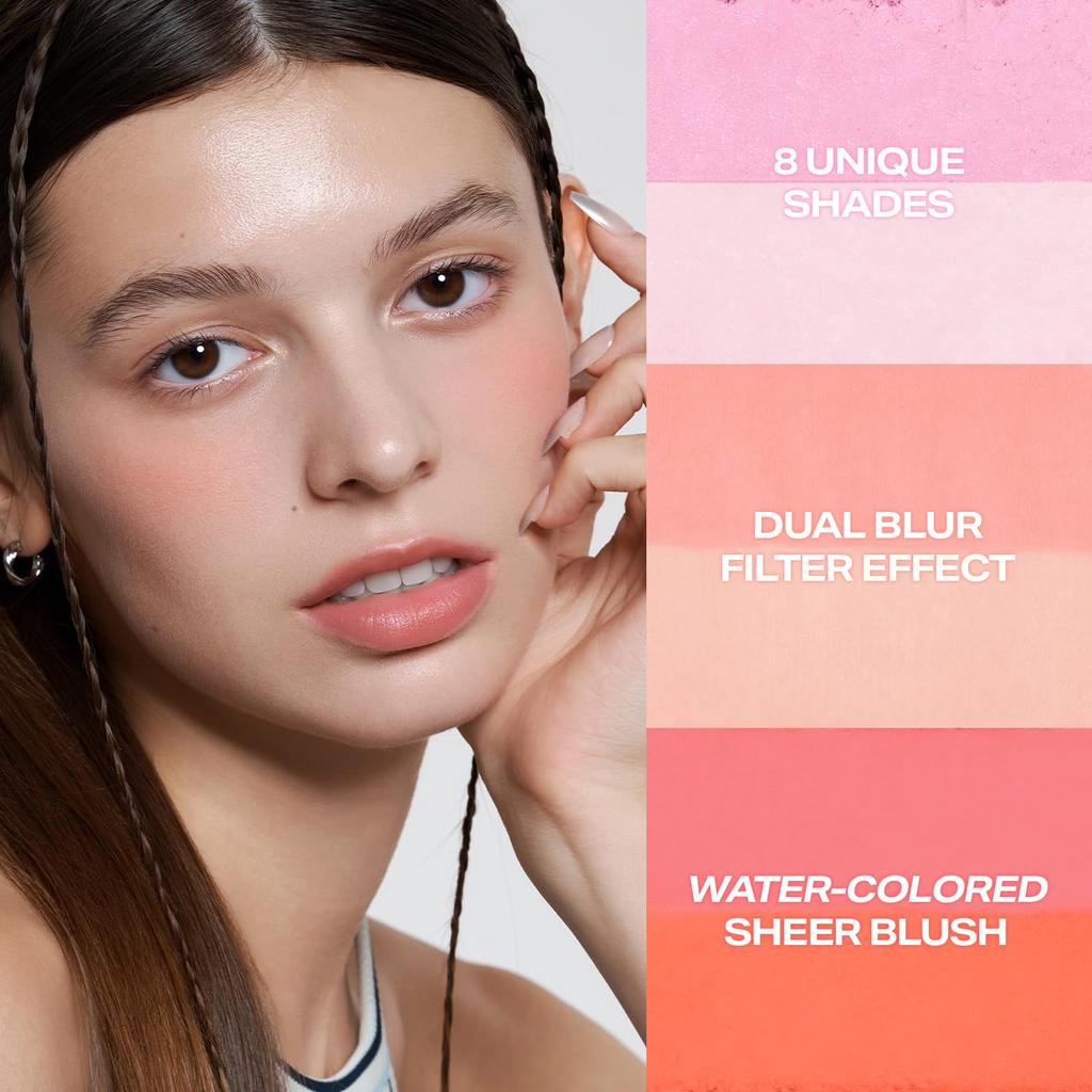 Popular Cheek Powder DUAL CHEEK 03 COCO CORAL for Euphoric Idol Babyish Peach Korean Idol [2aN Official] Yellow-Based Skin, Spring, Makeup, Makeup,