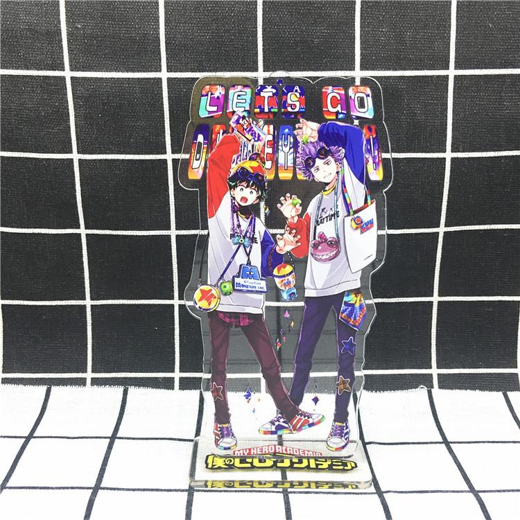 

Игровая аниме-геройская академия, акриловая подставка для персонажей, брелок для ключей, акриловая подставка для фигурки, окрашенный декор стола, украшение, подарок