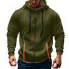 Men's Sportswear Y2K Trend Innovation Men's Hooded Sweatshirt New Multi-pocket Cardigan Fleece Sweatshirt Jacket