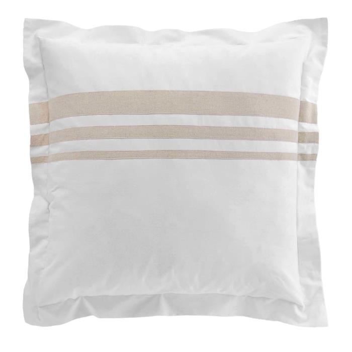 Housse de couette - Margaux - 220 x 240 cm - 95% coton - 5% lin - 2 taies d'oreiller